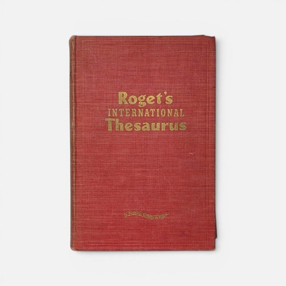 Vintage 1946 Roget's International Thesaurus By Peter Mark Roget Hardcover Book